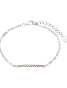 s.Oliver Armband Regenbogen Design, 2037839, mit Zirkonia (synth)