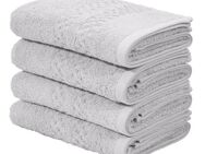 my home Handtuch Regona, Handtücher (50x100cm), flauschig und weich, 500gr/m², Frottier (Set, 4-St), Premium Handtücher mit Bordüre, Handtuch-Set, 100% Baumwolle