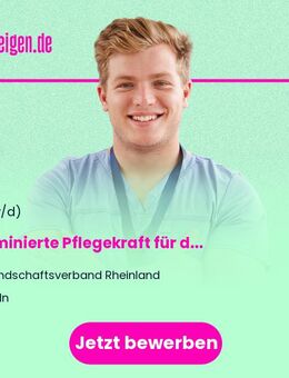 Examinierte Pflegekraft (m/w/d) für die LVR-Anna-Freud-Schule in Köln - Köln
