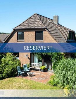 Gepflegtes Einfamilienhaus auf einem auf Erbpachtgrundstück mit Charme und Gartenidylle! Obj. 8750 - Rastede
