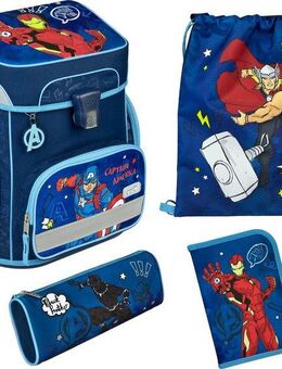 Scooli Schulranzen EasyFit, Avengers (5-tlg)