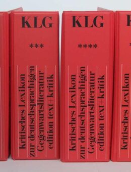 Kritisches Lexikon zur deutschspr. Gegenwartsliteratur, 6 Bde. (1987) - Münster
