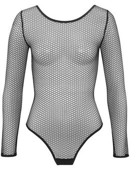 petite fleur gold Stringbody aus transparentem Mesh, Dessous, Reizwäsche