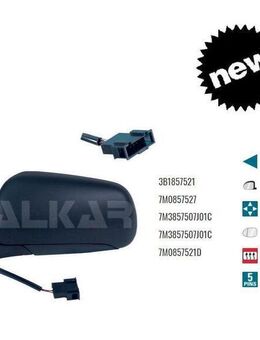 AUSSENSPIEGEL LINKS ELEKTRISCH BEHEIZT VW SHARAN 7M 7M0857527 NEU - Dortmund Wickede