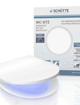 Schütte WC-Sitz, mit LED, Absenkautomatik, Schnellverschluss