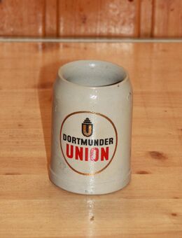 Dortmunder Union Bierkrug Steingut Steinzeug Keramik 0,25L sehr alt neuwertig - Borken