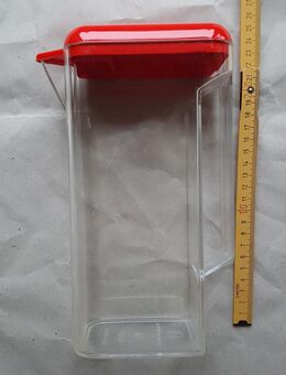 Vorratsbehälter mit Deckel, transparent rot, 2 Stück vorhanden - Hamburg Wandsbek