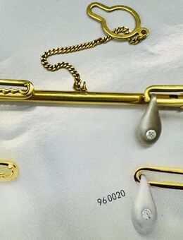 Luigi Colani Kravattenhalter KravattenNadel 750 Gold Brillant - Köln