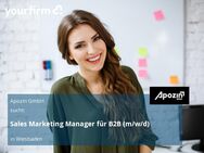 Sales Marketing Manager für B2B (m/w/d) - Wiesbaden