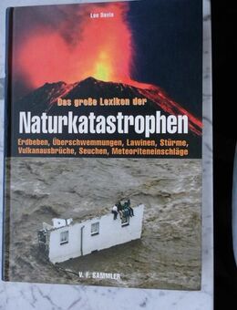 Das große Lexikon der Naturkatastrophen- Erdbeben, Überschwemmungen, Lawinen, Vulkanausbrüche, Stürme, Seuchen, Meteoriteneinschläge. Buch von Lee Davis, ehemaliger Laden-Neupreis 29,90 , 4,- - Flensburg