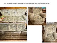 3 Sitzer-Sofa zum Ausziehen mit Schlaffunktion - Berlin Lichtenberg