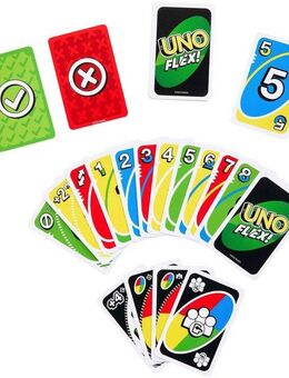 Mattel games Spiel UNO Flex, Familienspiel
