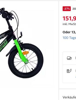 Kinderfahrrad der Marke Volare Sportivo - Solingen (Klingenstadt) Zentrum