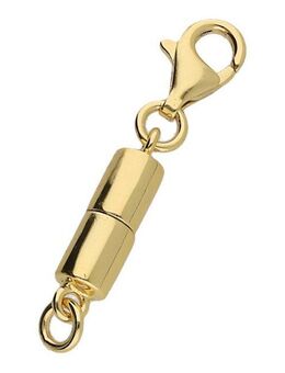 Smart Jewel Kettenanhänger mit Magnetverschluß zum Einhängen, vergoldet, Silber 925