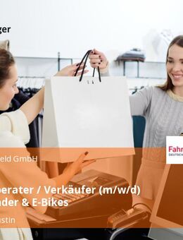 Verkaufsberater / Verkäufer (m/w/d) für Fahrräder & E-Bikes - Sankt Augustin