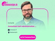 (Junior) Consultant SAP Administration in Cyber Security Architecture (m/w/d) - Neckarsulm