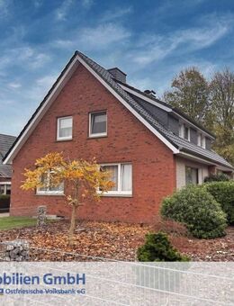 Modernisiertes Einfamilienhaus mit gepflegtem Grundstück und Garage - Weener