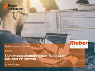 SAP Inhouse Modulbetreuer FI/CO oder MM oder PP (m/w/d) - Reutlingen