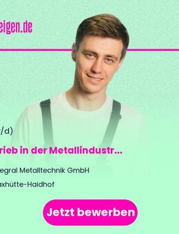 Vertrieb (m/w/d) in der Metallindustrie - Maxhütte-Haidhof