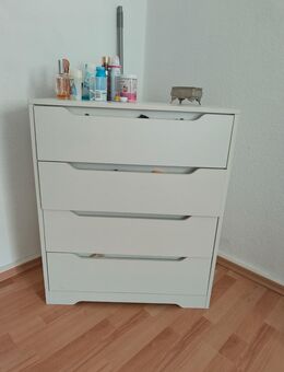 Weiße Kommode mit 4 Schubladen - Potsdam