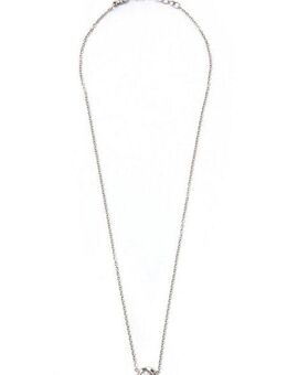 Firetti Kette mit Anhänger Solitär, klassisch, zeitlos, mit Glasstein