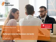 Referent Interne Revision (m/w/d) - Bayreuth