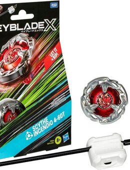 Hasbro Speed-Kreisel Beyblade X Scythe Incendio 4-60T Starter Pack