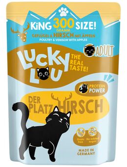 Lucky Lou Adult 6 x 300 g - Geflügel & Hirsch