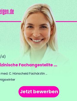 Medizinische Fachangestellte (m/w/d) Vollzeit / Teilzeit - Königswinter