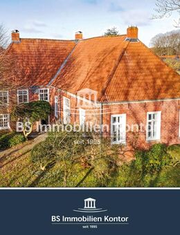 Seltene Gelegenheit! Historische Villa mit Garage und Gartenanlage in idyllischer Wohnlage! - Krummhörn