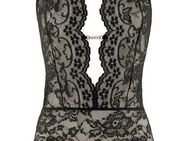 JETTE Stringbody ohne Bügel mit Strass-Kettchen, sexy Dessous, Reizwäsche