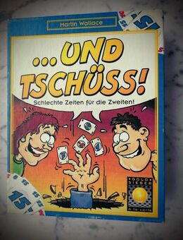 ...UND TSCHÜSS! Goldsieber Spiel von Martin Wallace ab 10 J. EAN 4006592670962, 4,- - Flensburg