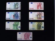 Euro Barren der Euro Banknoten 10 Jahre EURO Medaillen vergoldet Zertifikat - Mönchengladbach