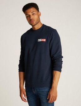 Tommy Jeans Plus Sweatshirt TJM REG ENTRY GRAPHIC CREW EXT in Großen Größen, Logodruck