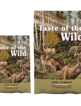 12,2 kg + 2 kg gratis! 14,2 kg Taste of the Wild Hundefutter - Pine Forest