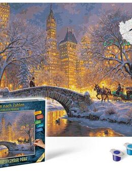 Schipper Malen nach Zahlen Meisterklasse Premium - Stille Nacht im Central Park, Made in Germany