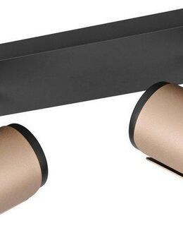 TRIO Leuchten Deckenstrahler GILLAN, Spot 2-flammig, exkl 2x GU10 max 10W, 30x16x12 cm (B/H/T), Leuchtmittel wechselbar, warmweiß - kaltweiß, als Wandstrahler oder Deckenstrahler montierbar, Spots schwenkbar