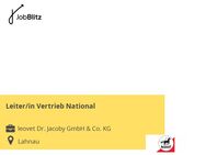 Leiter/in Vertrieb National - Lahnau