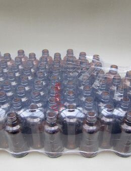 Braunglasflaschen 76Stk 50ml rund Schraubflasche Braunglas ohne Verschluss - Ober-Ramstadt