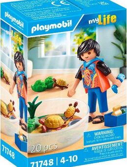 Playmobil® Schildkröten-Terrarium (71748), Playmobil My Life Konstruktions-Spielset, (20 St)