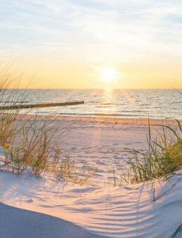 Bönninghoff Leinwandbild, Bilder vom Sonnenuntergang & -aufgang, Landschaft, Landschaften, Meer, Meer Bilder, Natur, Sonnenaufgang, Sonnenaufgang & -untergang, Strand, Strandbilder (1 St)