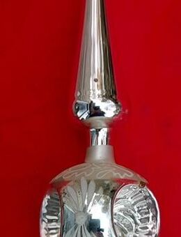 Wunderschöne, filigrane Vintage Christbaumspitze für Liebhaber von altem, traditionellem Baumschmuck - Niederfischbach