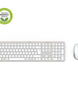 Hama Tastatur und Maus kabellos (Multi Device 2,4GHz, 2x Bluetooth, QWERTZ) Tastatur- und Maus-Set