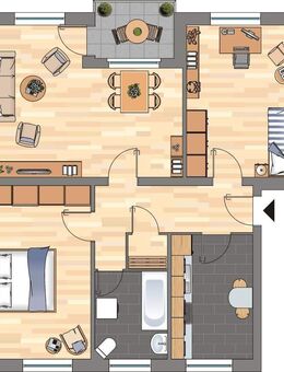 3-Zimmer-Wohnung mit Balkon in Varel! - Varel