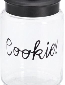 Zeller Present Vorratsglas "Cookies" mit Metalldeckel, Glas, Metall, (1-tlg), Keksglas, luftdicht