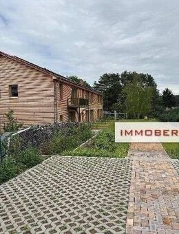 IMMOBERLIN.DE - Energieeffizienzklasse A+! Frisch sanierte Wohnung mit Hauscharakter, Südterrasse & -garten in seenaher Naturlage - Großwoltersdorf