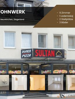 Investition mit Mehrwert: Geschäft + Wohnen unter einem Dach - Neunkirchen (Nordrhein-Westfalen)