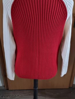 John Devin Strick Pullover Gr. M 48/50 in rot mit weissem Arm " NEU " - Verden (Aller)