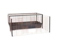 Interzoo Kaninchenkäfig 120 mit Erweiterung - L 118 x B 116 x H 50 cm