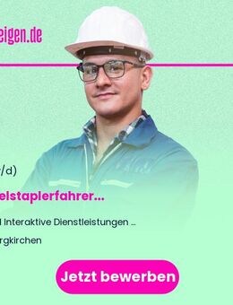 Gabelstaplerfahrer (m/w/d) - Bergkirchen